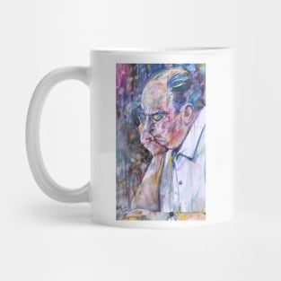 PABLO NERUDA watercolor portrait .7 Mug